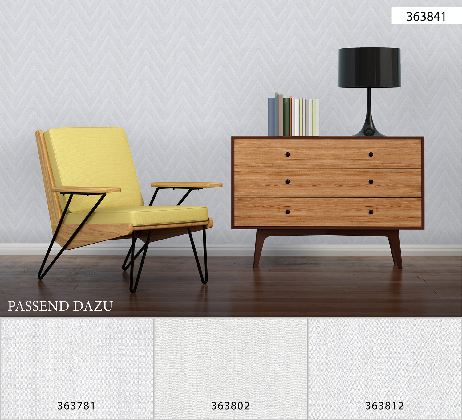 AS Vliestapete Hygge Zickzack 363841