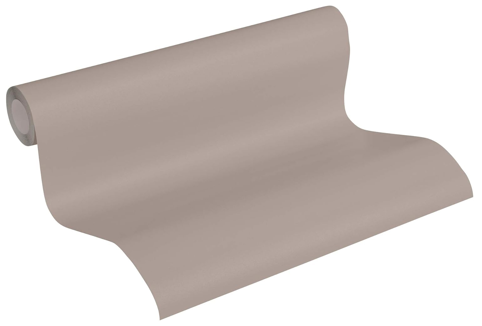 AS Vliestapete Trendwall Unitapete braun Glitter 369031