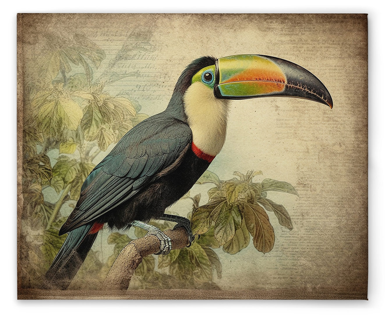 AS Leinwandbild Toucan Vintage DD133356