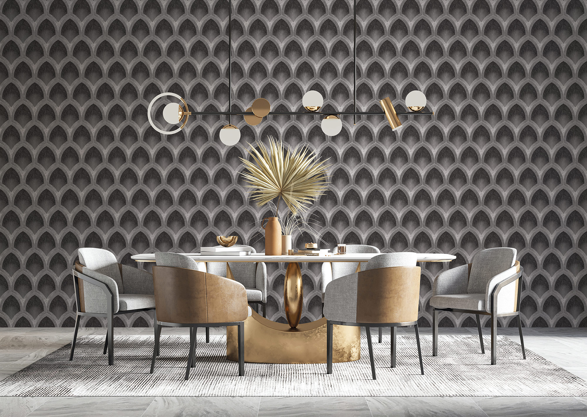 Essener Vliestapete Special FX 2 Silbergrau G68084