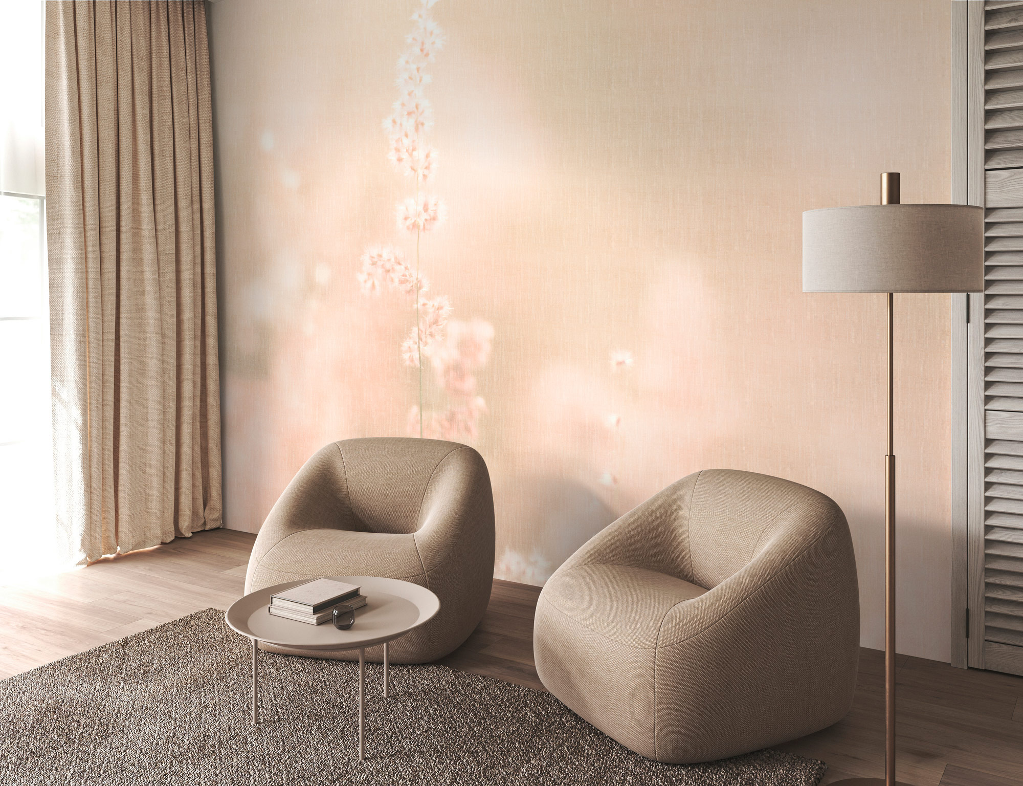 AS Fototapete Walls by Patel 5 Blüten Pfirsich DD134711