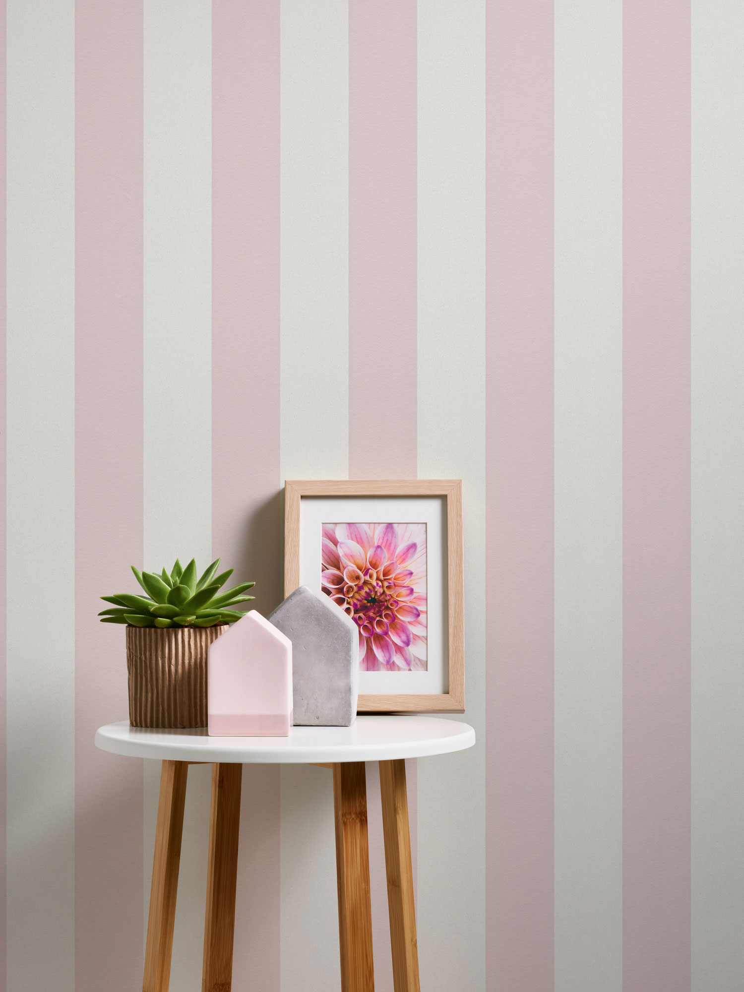 AS Vliestapete Trendwall 2 Streifentapete rose 381013