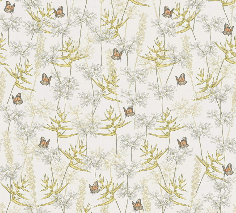 Livingwalls Vliestapete Drawn Into Nature Pflanzen 394231 Livingwalls Vliestapete Drawn Into Nature Pflanzen 394231