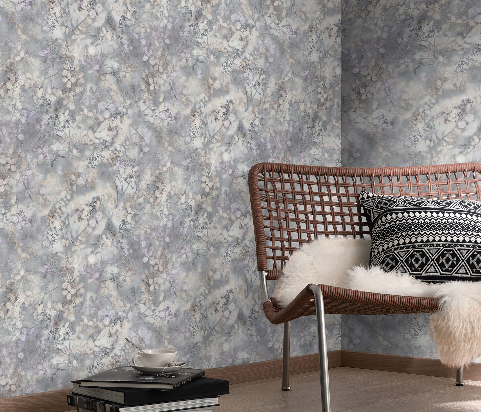 Erismann Vliestapete Play of light grau 1041531