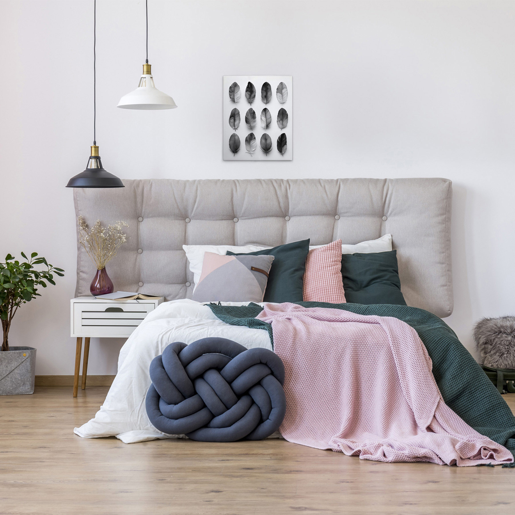 AS Leinwandbild Feathers Grey DD132893