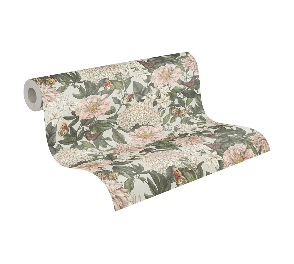 Livingwalls Vliestapete Drawn Into Nature Floral 394264