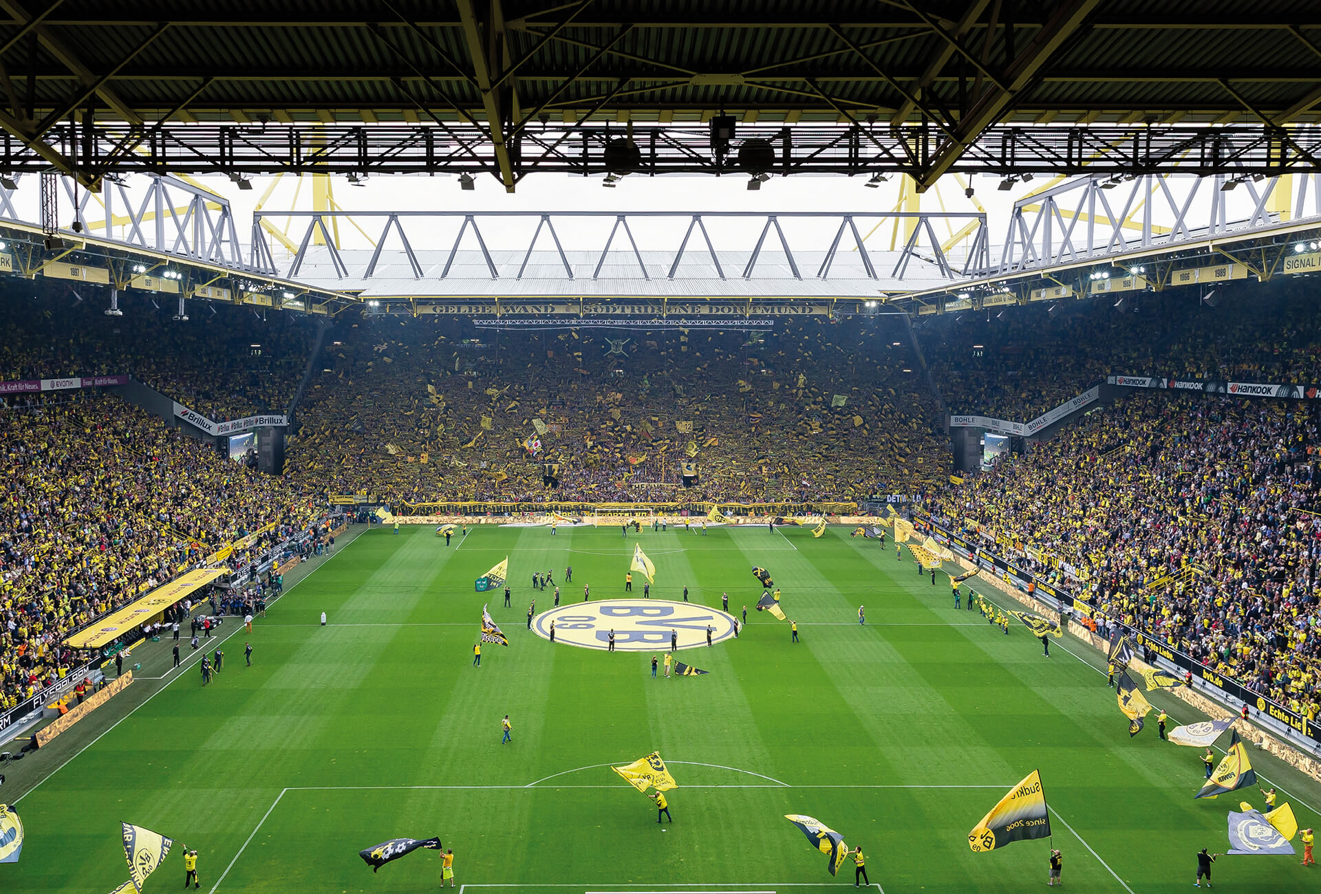 AS Fototapete Designwalls 2.0 BVB Fan Choreo DD119011