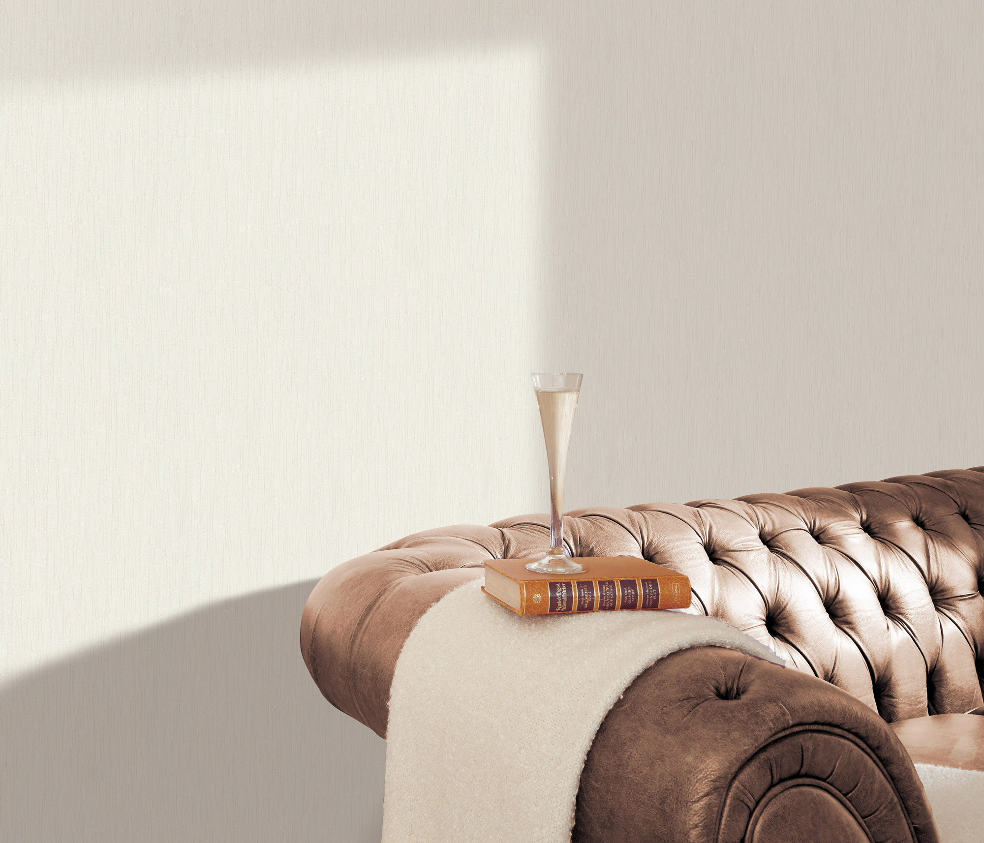 Erismann Vliestapete Versailles Unitapete creme 1035114