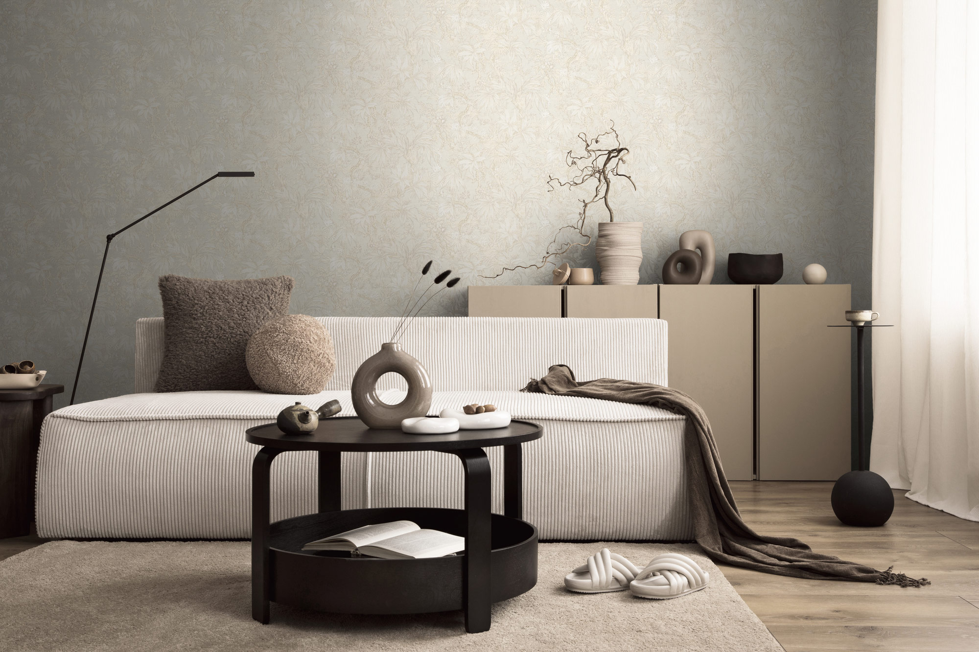 AS Vliestapete History of Art 2 Floral Creme 790471