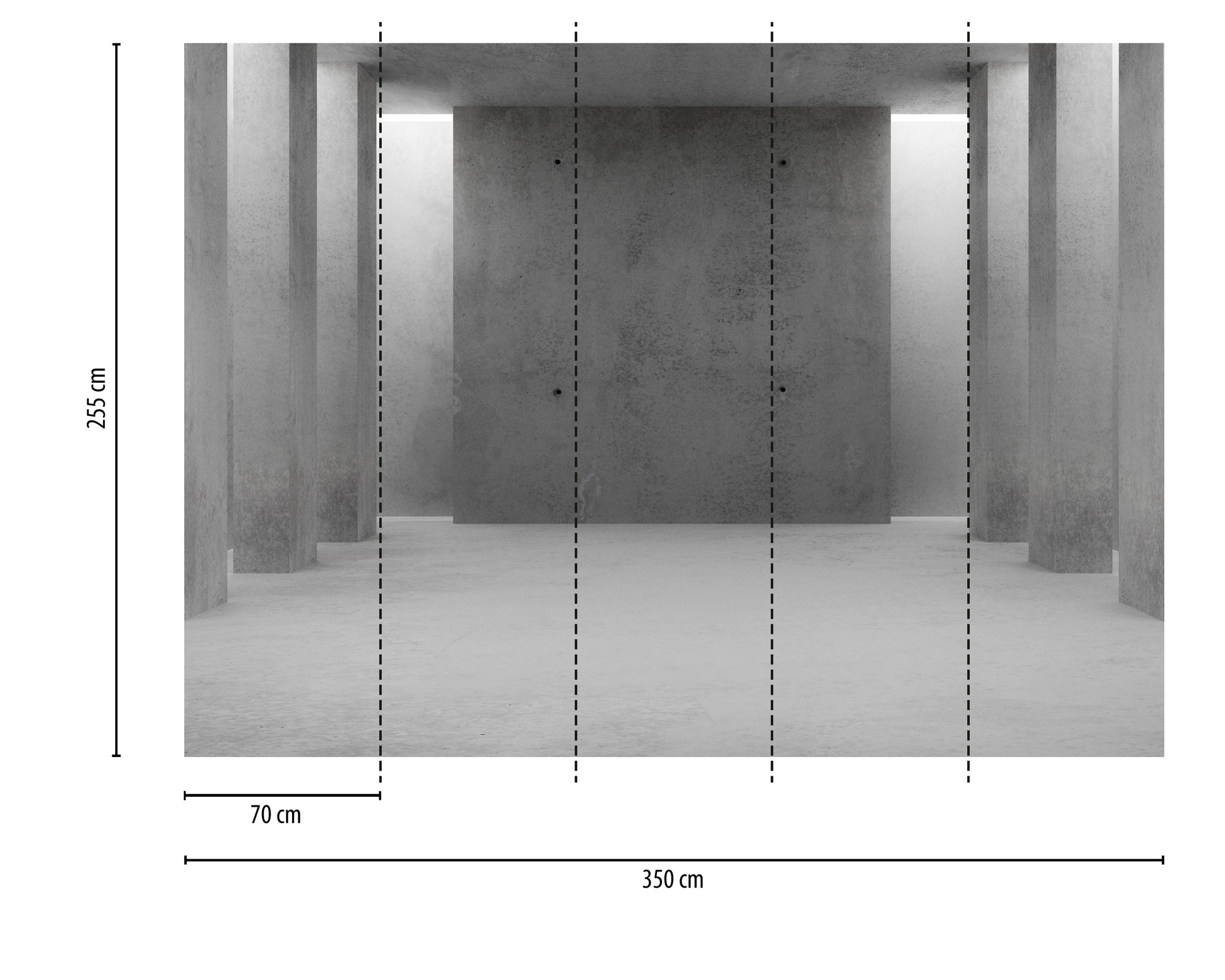 AS Fototapete Designwalls 2 Betonoptik Architektur DD123546