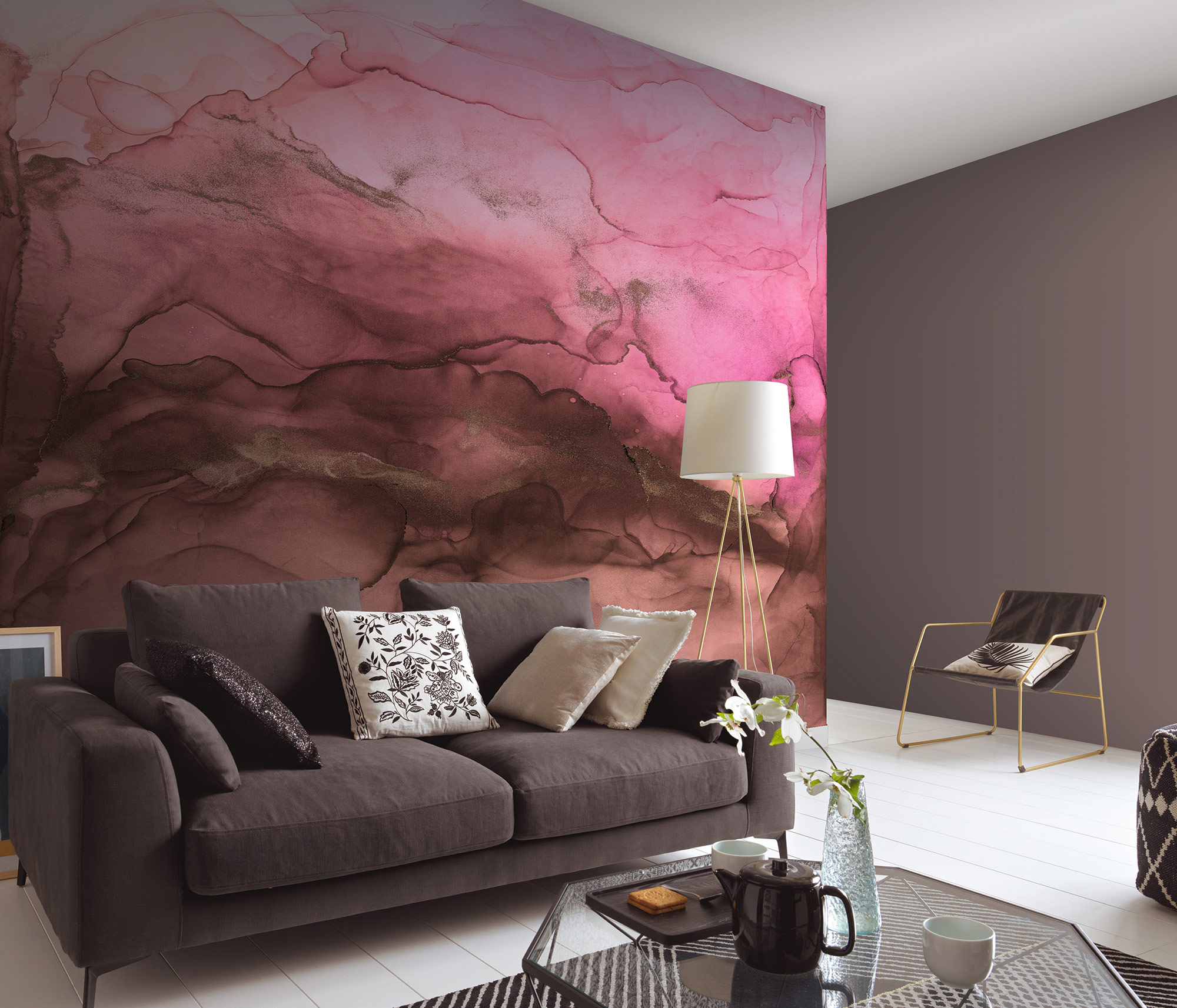 Erismann Fototapete GMK Art Edition Liquid pink 224520