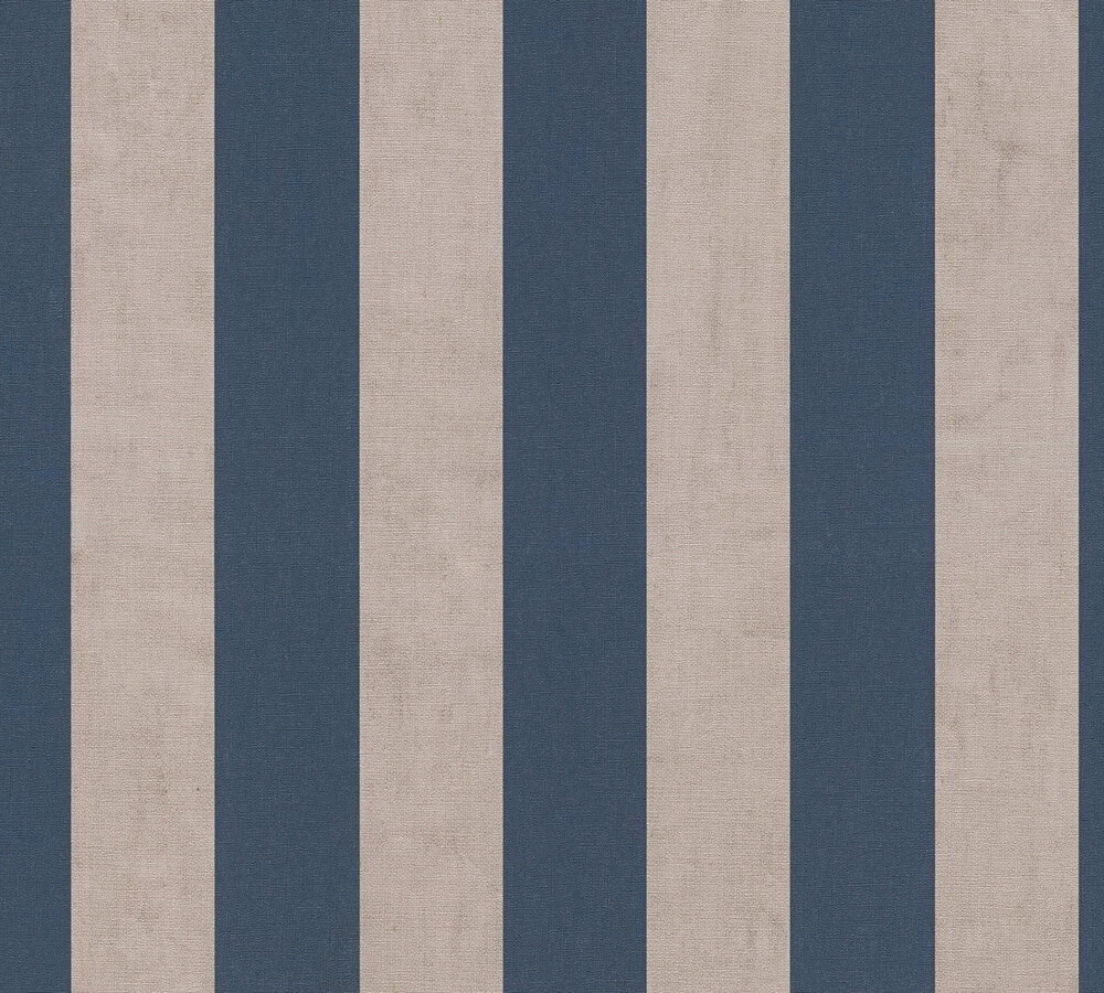AS Vliestapete Anna d'Andrea Streifentapete Blau 782265
