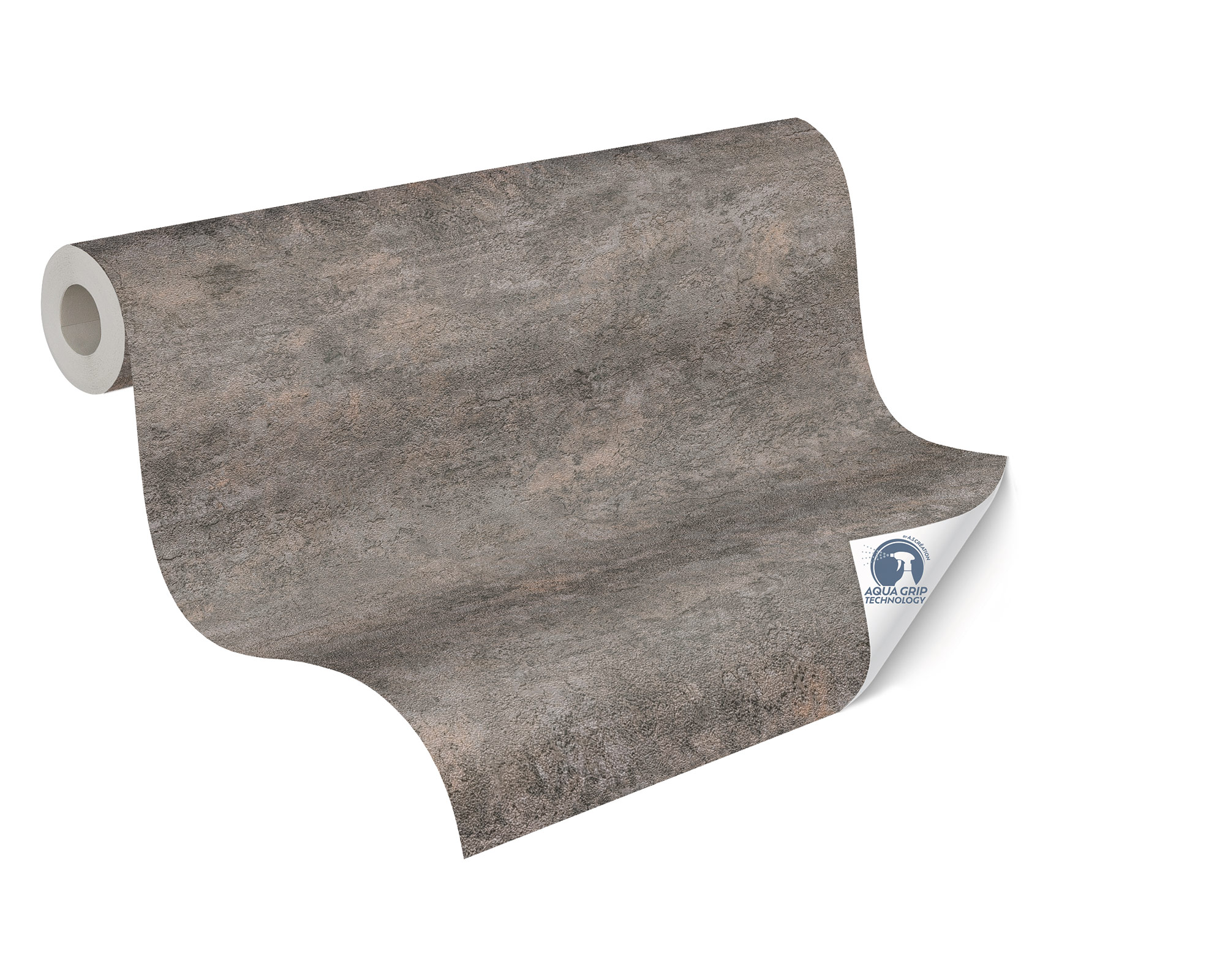 AS Vliestapete Cosiness Designdrop 2 Struktur Grau 793186