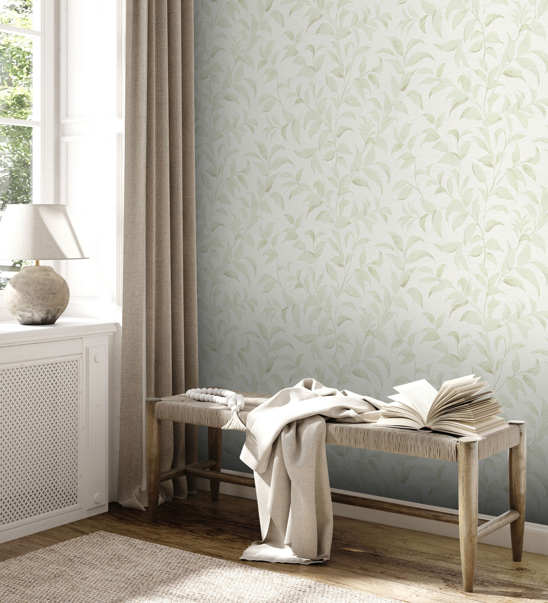 Livingwalls Vliestapete Premium Wall 2 Blätter 389624