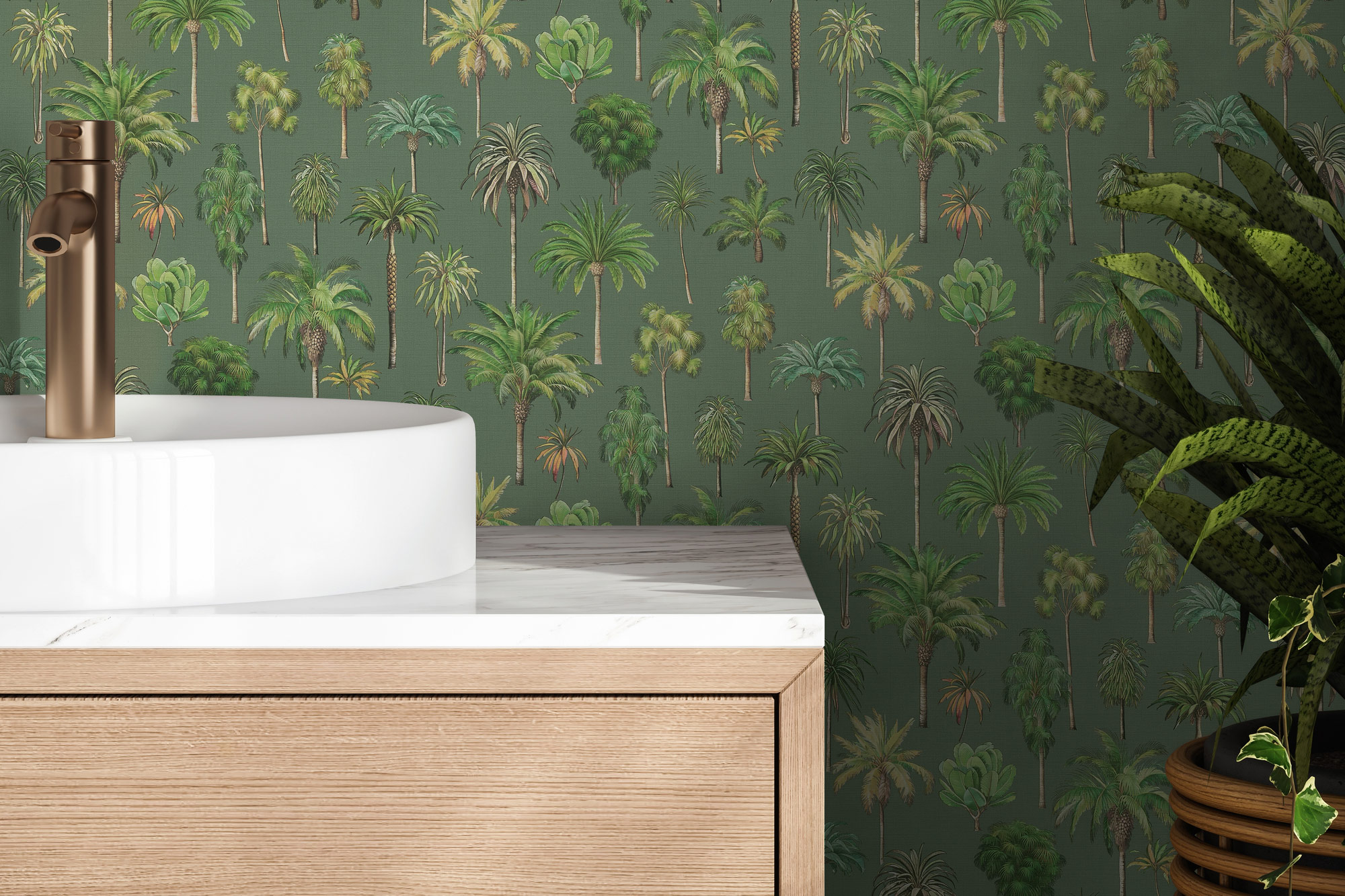 AS Vliestapete PintWalls 3 Floral Grün 791712