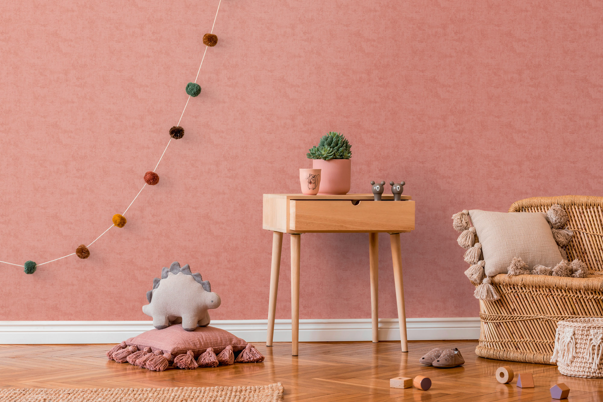 AS Vliestapete Lilly & Luis Unis Rot 771795