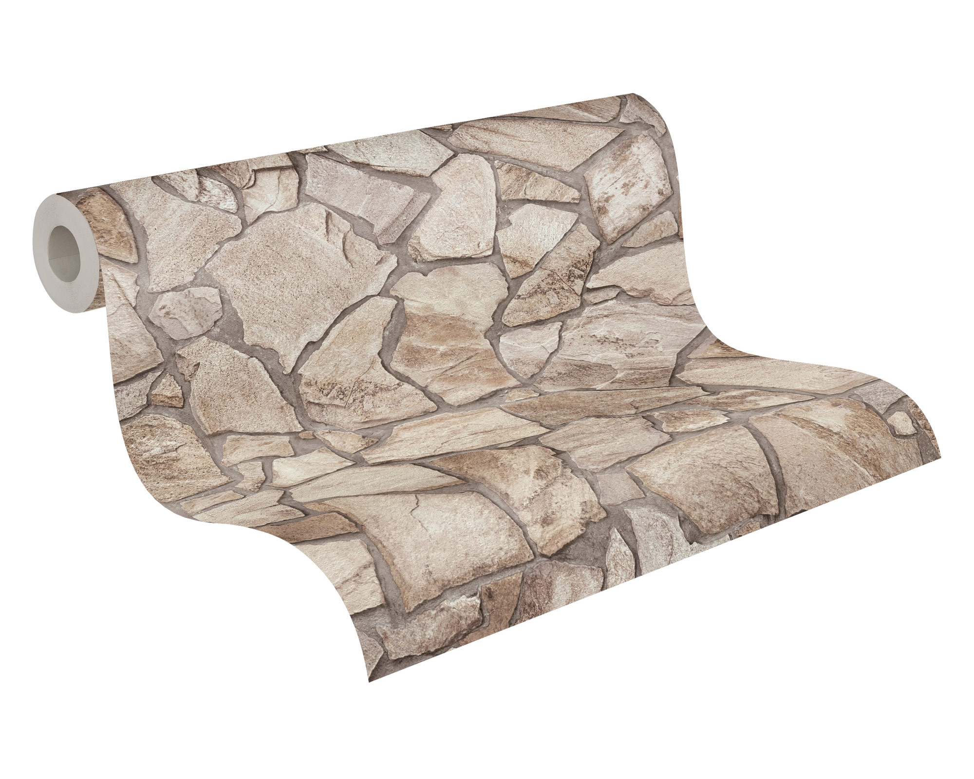 AS Vliestapete Terra Steinoptik grau 389343