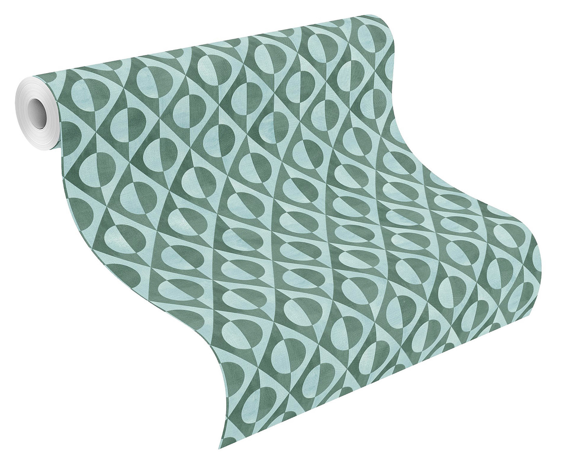 Rasch Vliestapete Club Botanique Kreise grün 538656