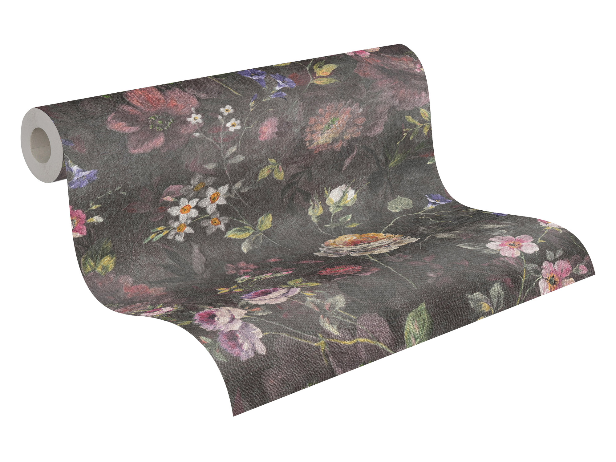 AS Vliestapete Deco Satintapete Blumen 386361