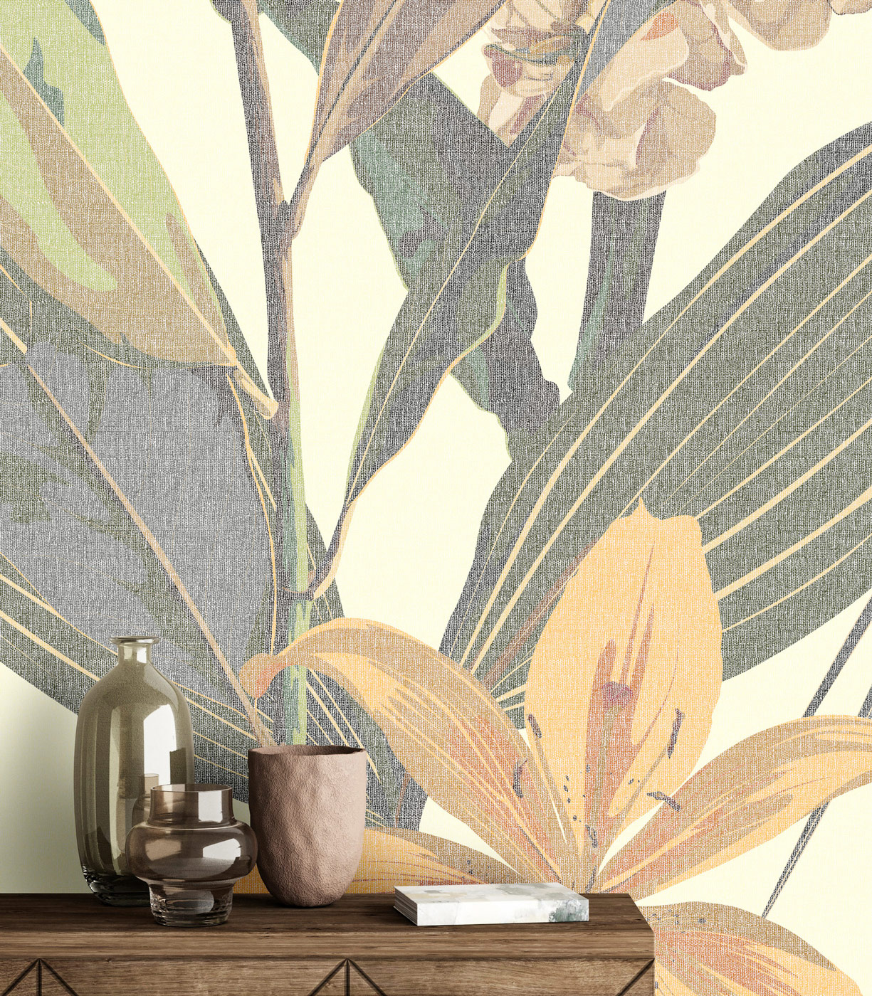 AS Fototapete Walls by Patel 5 Blumen Grün DD134645