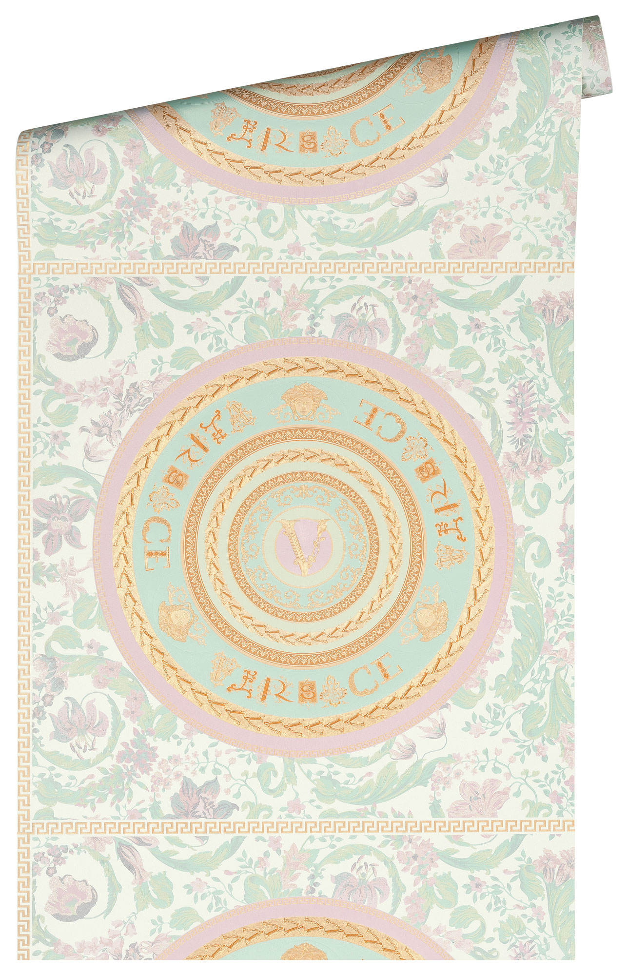 AS Vliestapete Versace 5 Florale Tapete Pastell 387052