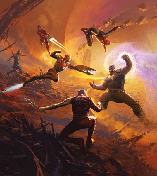 Komar Vlies Fototapete Avengers Epic Battle Titan IADX5-084