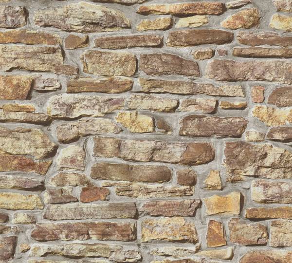 AS Vliestapete Bricks &amp; Stones Natursteintapete 388151
