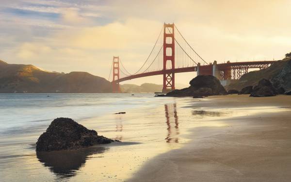 Komar Vlies Fototapete Golden Gate SH048-VD4