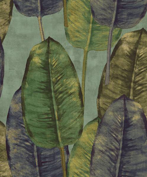 Thomas Vliestapete Pacific Island grün Blätter