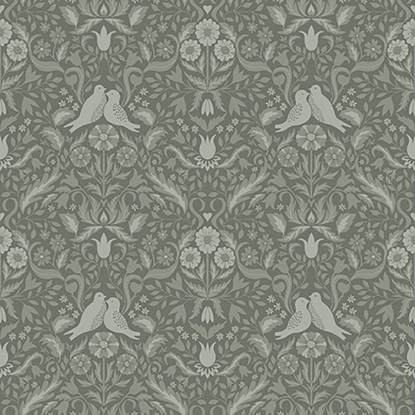 Rasch Textil Vliestapete Ekbacka grün Barocktapete 014029