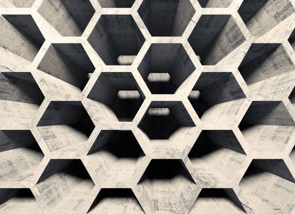 AS Fototapete Honeycomb Structure Designwalls DD118740